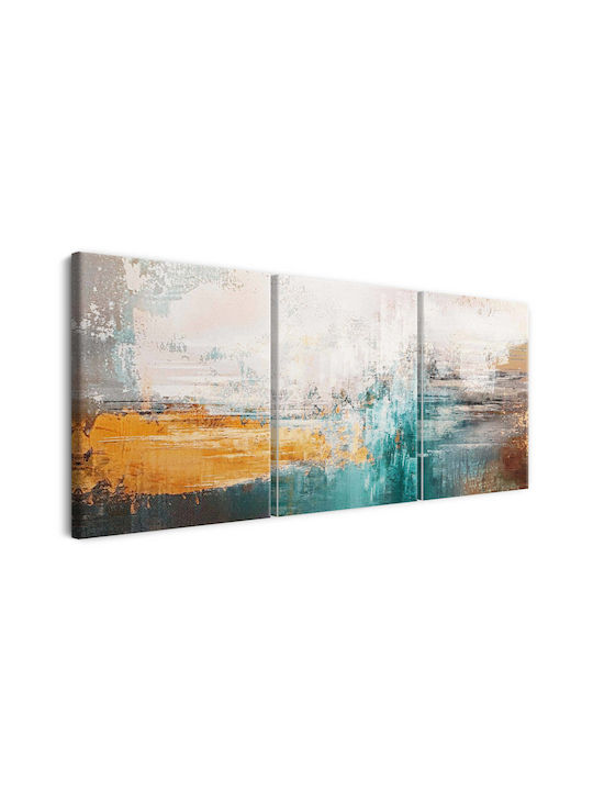 Naklejkomania Τρίπτυχος Πίνακας σε Καμβά 60x120cm