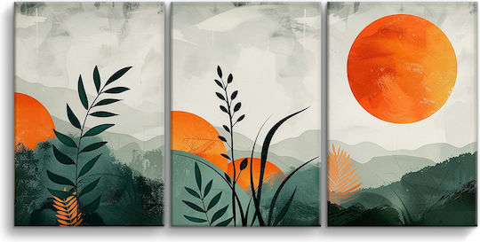 Decowalls Threefold Painting on Canvas 60x120cm
