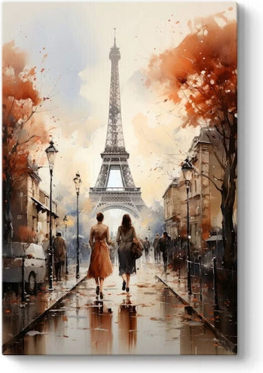 Megapap Autumn In Paris Gemälde auf Leinwand 70x100cm