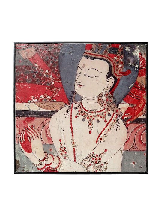 Espiel Ασιατική Φιγούρα Κάδρο σε Καμβά 60x60cm