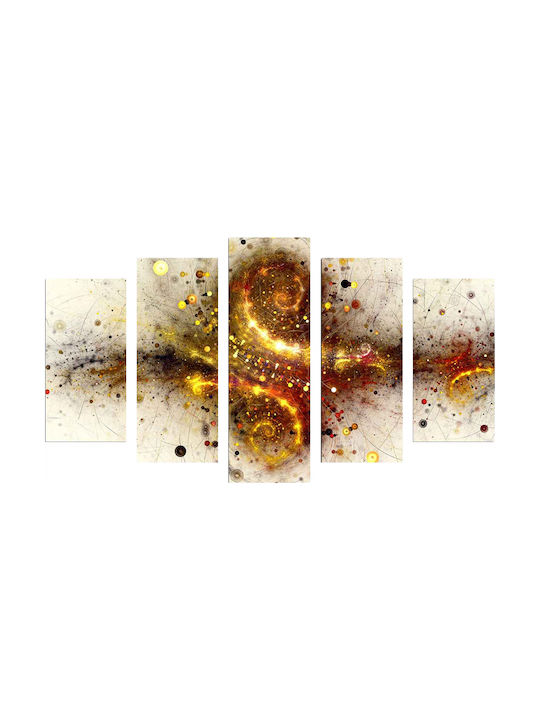 HomeMarkt Fivefold Painting Wooden 60x100cm