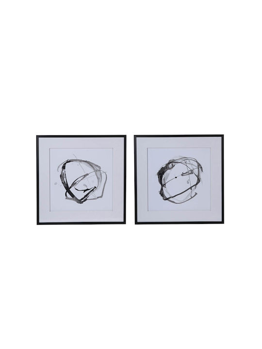 Artekko Δίπτυχος Πίνακας Πλαστικός 80x80cm