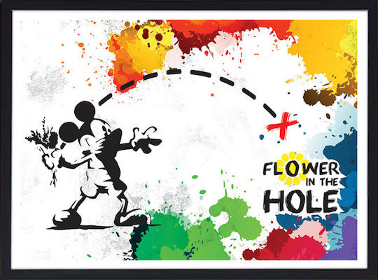 Walls Mickey Frame Wooden 70x50cm