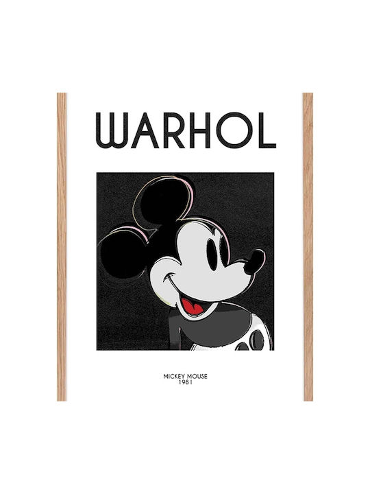 Walls Mickey Mouse Κάδρο Ξύλινο 20x30cm
