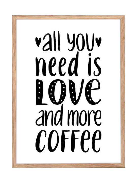 Walls Wooden Frame Poster 40x50cm
