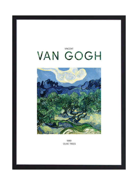 Walls Rahmen Kopie von Van Gogh Holz 20x30cm
