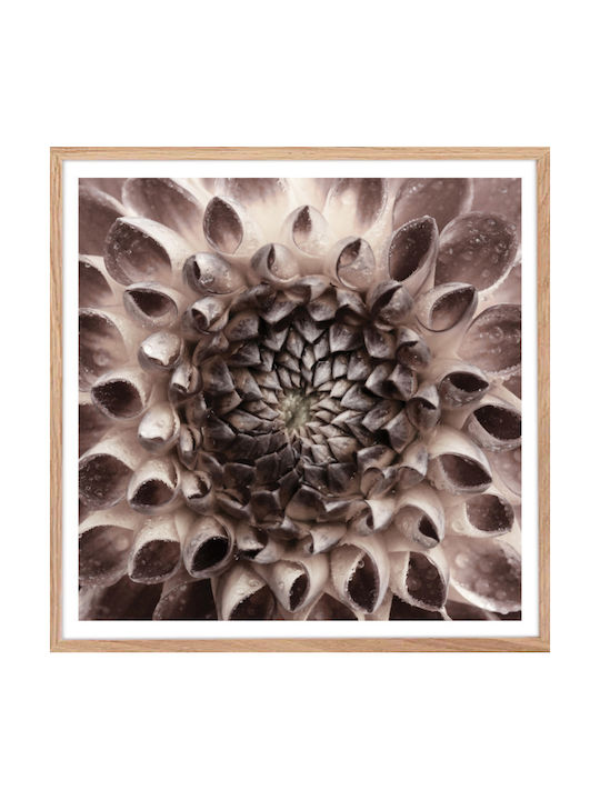 Walls Wooden Frame Poster 100x100cm