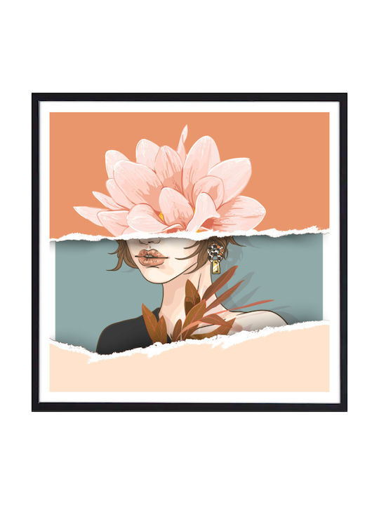 Walls Κάδρο Ξύλινο 100x100cm