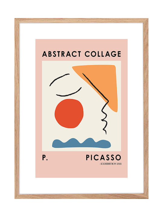 Walls Wooden Frame Poster 15x20cm
