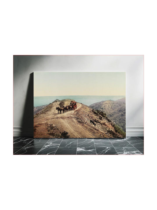 Farnsworth's Loop, Santa Catalina Island Gemälde auf Leinwand 90x60cm