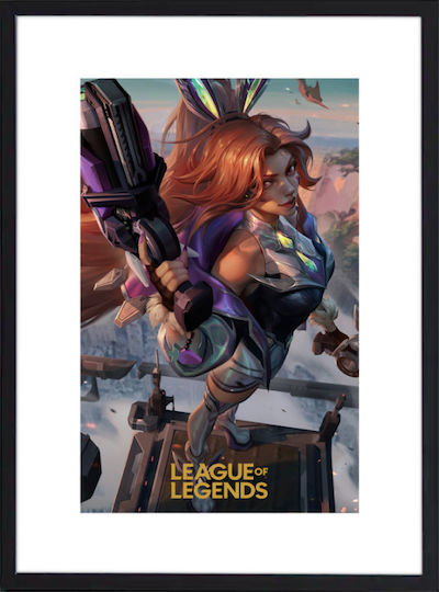 Walls Miss Fortune Wooden Black Frame 50x70 cm
