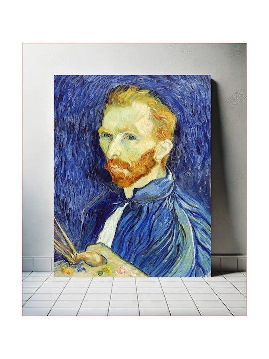 Self-portrait 1889 Painting Copy of Van Gogh on Canvas 40x50cm