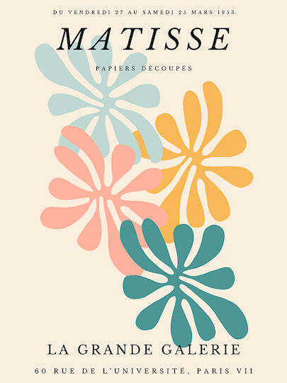 Poster Matisse La Grande Galerie Art017 60cm X 90cm