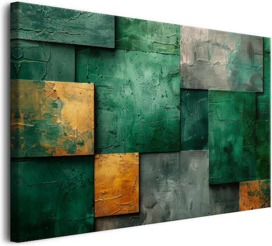 Gemälde Wohnzimmer Bild Geometrische Muster 3D-Effekt 80x120