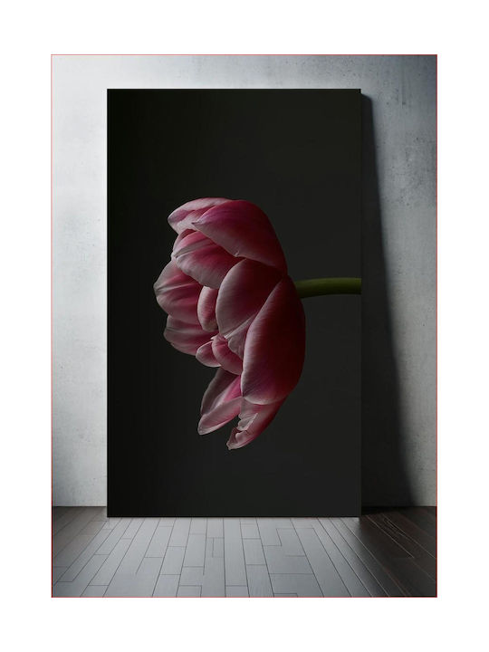 Πίνακας Single Pink Tulip Μονή Ροζ Τουλίπα 60x90