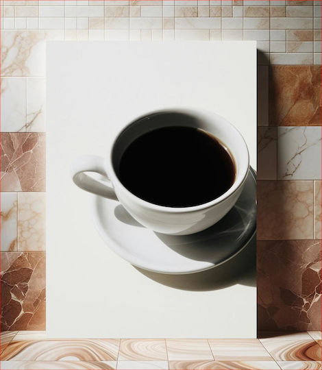 Gemälde Tasse Kaffee 80x120 Gemälde Tasse Kaffee 80x120