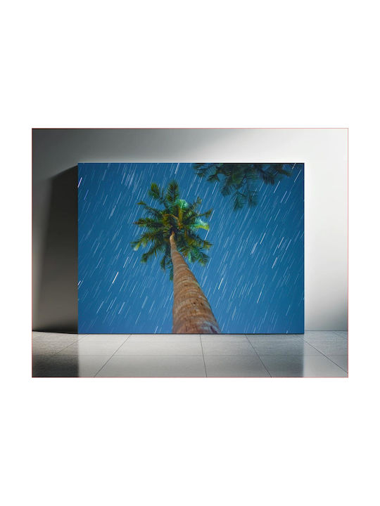 Πίνακας Palm Tree Under Starry Night Φοίνικας Κάτω Έναστρη Νύχτα 150x100