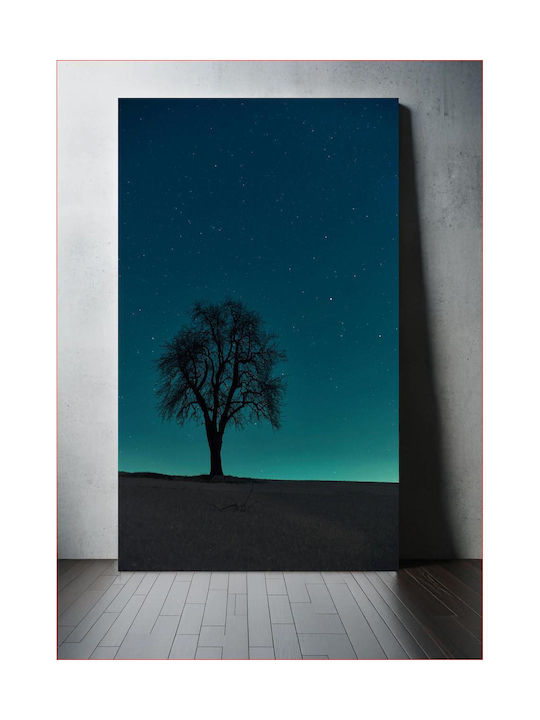 Πίνακας Lonely Tree Under A Starry Night Μοναχικό Δέντρο Κάτω Μια Έναστρη Νύχτα 100x150