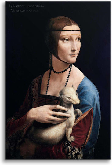 Lady An Ermine Reproduction Leonardo Da Vinci Art Images Living Room