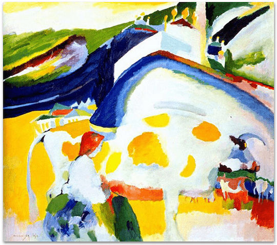 Καμβάς Wassily Kandinsky Η Αγελάδα 142χ160