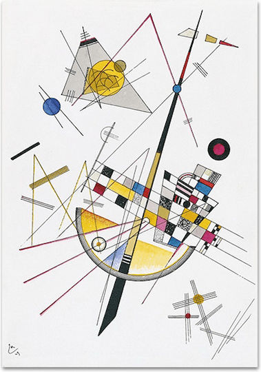 Καμβάς Wassily Kandinsky Λεπτή Ένταση No 85 142χ195