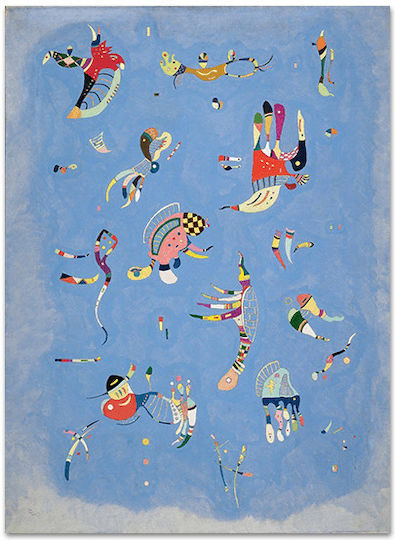 Καμβάς Wassily Kandinsky Γαλάζιο Του Ουρανού 127χ174