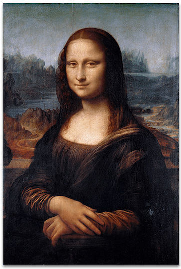 Canvas Leonardo Da Vinci Mona Lisa Gioconda 96x143