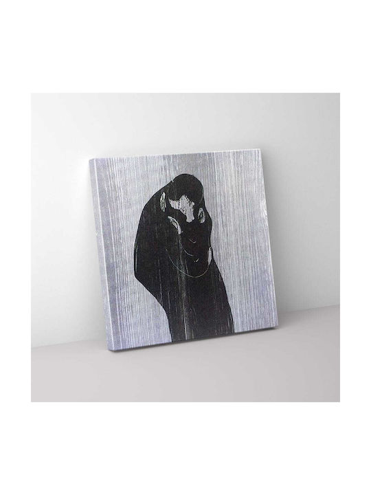 Canvas Edvard Munch Kiss Iv 66x66