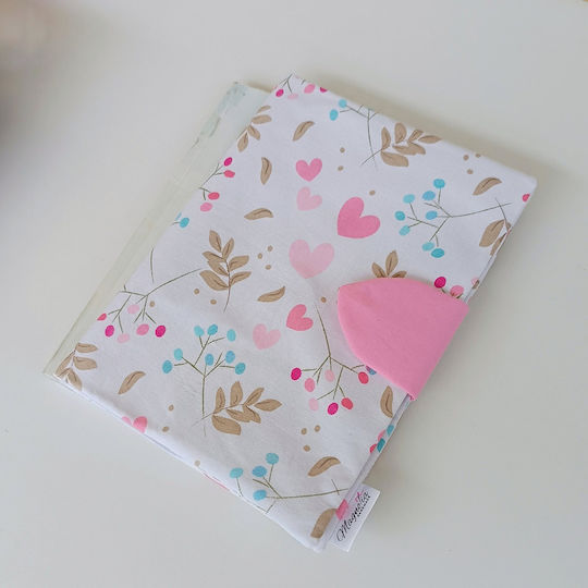 Handmade Child Health Book Cover Smiley Hearts