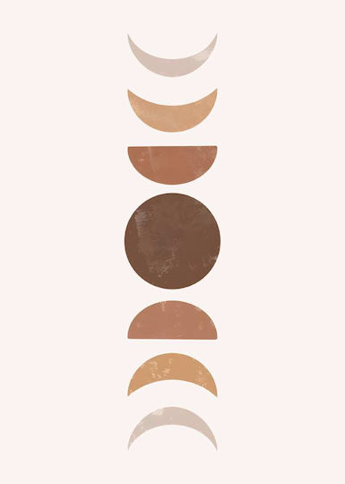 Moon Geometry Ξύλινο
