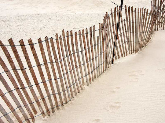 Плакат Fence Pst25207 50см X 70см Рамка Тъмно Натурално Дърво Кафяво
