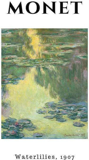Monet Waterlillies A Ξύλινο