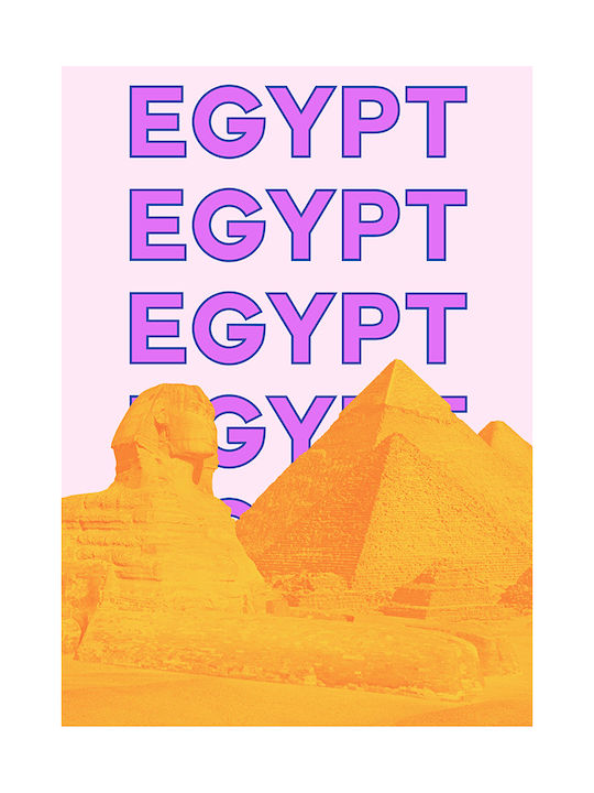 Poster Egypt Pop Art Pst25518 21cm X 30cm Λευκό Κάδρο Pvc