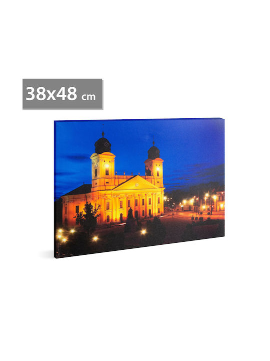 Family Pound Pictură Cu Iluminare LED Debretin 2 X AA 38 X 48 Cm