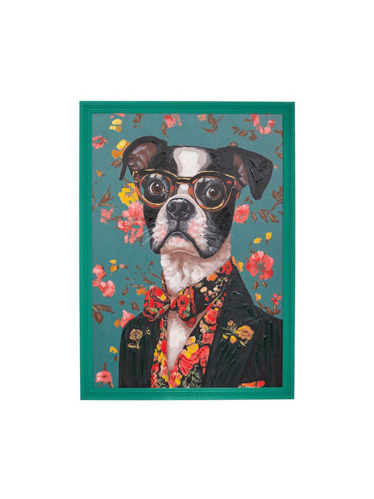 Iliadis Dog Painting on Canvas 78x108cm