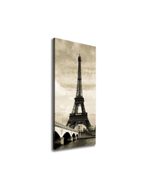 Tablou Artistic De Perete Pânză Turnul Eiffel Paris 50x125 Cm