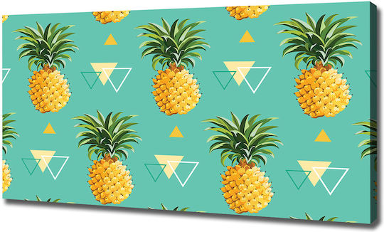 Decorative Canvas Painting Interior Decoration Pineapples 120x60 Cm