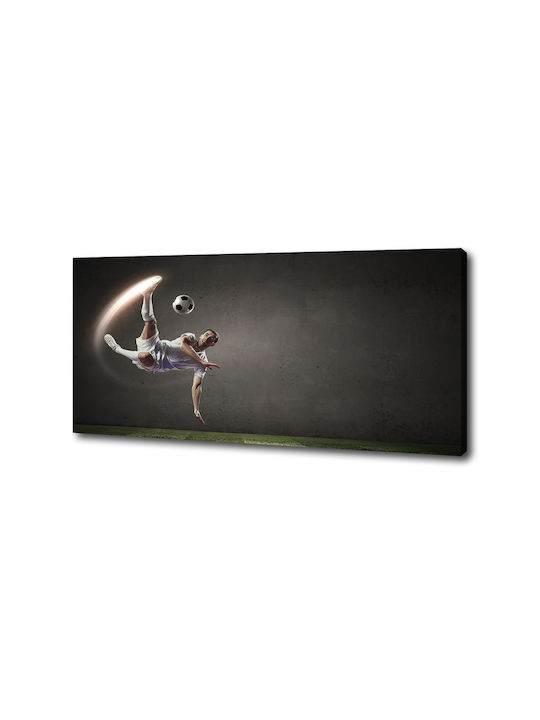 High Quality Wall Canvas Decoration Print Football Player 125x50 Cm