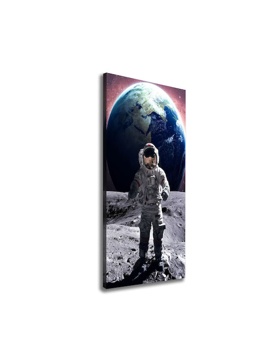 Dekoratives Gemälde Segeltuch Haus Büro Astronaut 50x125 cm