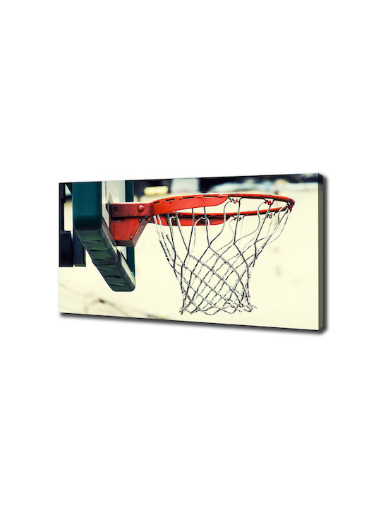 Interior Decoration Canvas Painting Basketball Hoop 140x70 Cm
