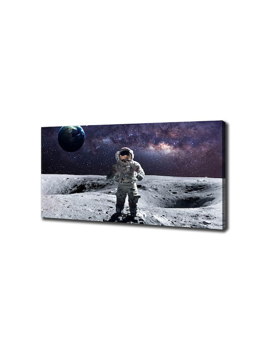 Panou De Perete Pânză Casă Birou Sau Spațiu Profesional Astronaut 140x70 Cm