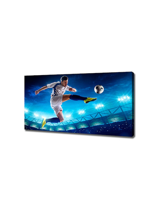 Canvas Painting Office Professional Space Footballer 120x60 Cm