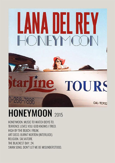 Honeymoon | Lana Del Rey Ξύλινο Honeymoon | Lana Del Rey Ξύλινο