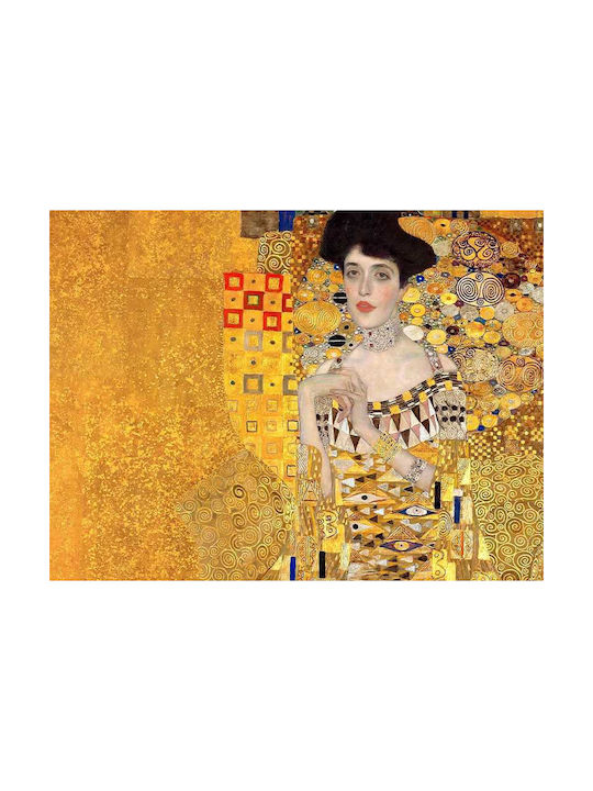 Poster Gustav Klimt Portrait Adele Bloch Bauer Art151 50cm X 70cm Μαύρη Ξύλινη Κορνίζα