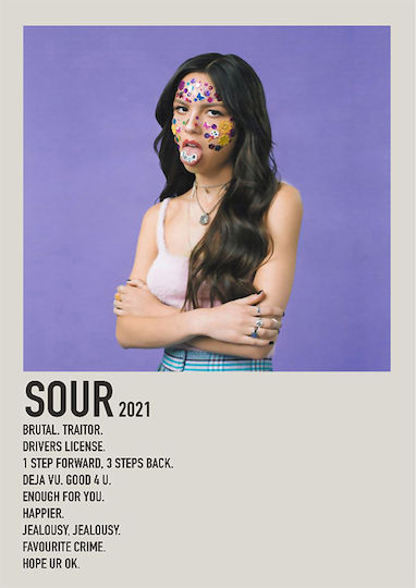 Sour | Olivia Rodrigo Ξύλινο