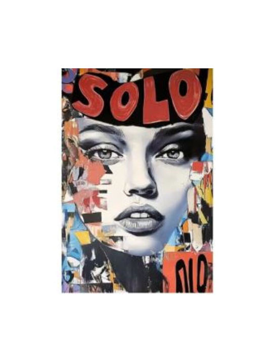 Gerahmtes Bild Muse Collage 80x120cm