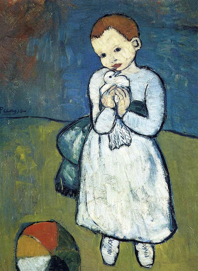 I-gallery Picasso Child With Dove Αντίγραφο του Pablo Picasso σε Καμβά