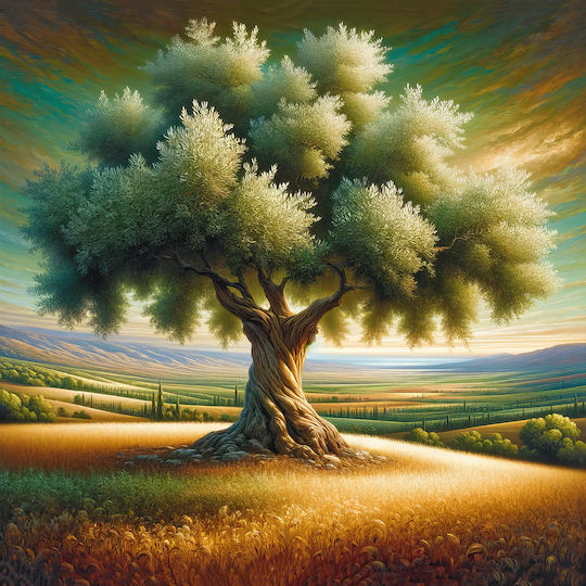 I-gallery Δέντρο Ελιάς σε Καμβά