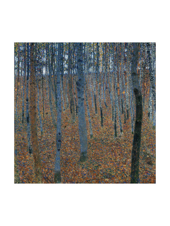 Πίνακας Ζωγραφικής Καμβά Beech Forest Klimt 70x70 Cm
