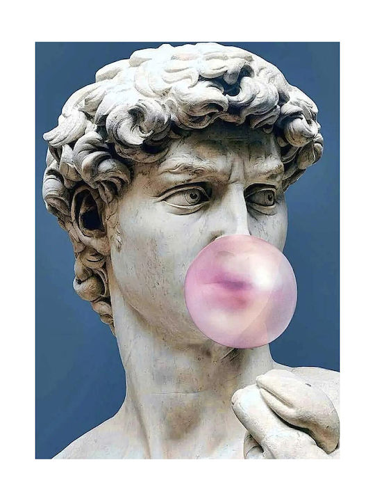 Canvas Painting David Bubble Gum 35x50 Cm